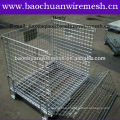 Save space stacking containers/steel wire in store(manufacturers)